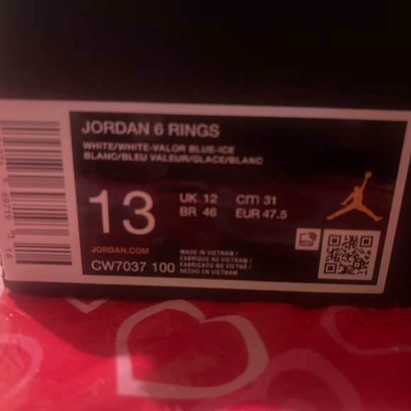 Jordan 6 Rings - Picture 2 of 8